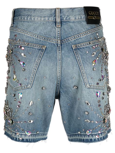 gucci denim shorts men.